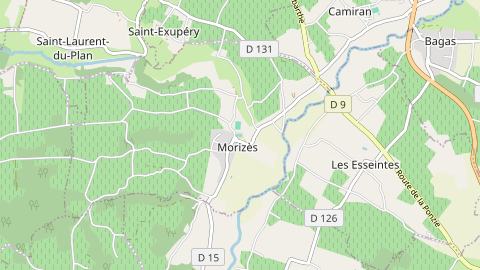 Carte de localisation de l'évènement