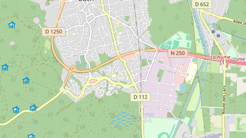 Carte de localisation de l'évènement