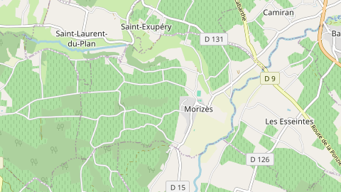 Carte de localisation de l'évènement