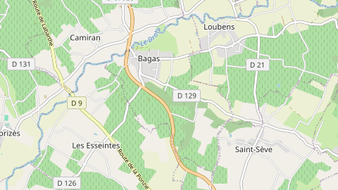 Carte de localisation de l'évènement