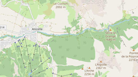 Carte de localisation de l'évènement