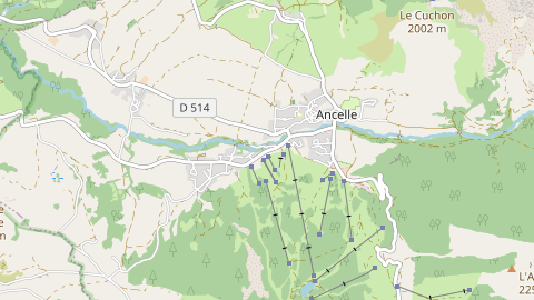 Carte de localisation de l'évènement