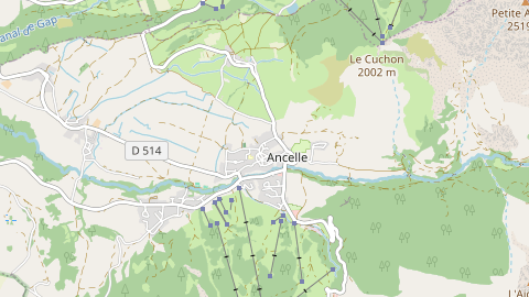 Carte de localisation de l'évènement