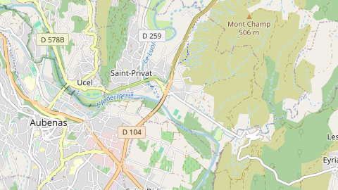 Carte de localisation de l'évènement