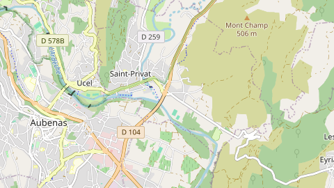 Carte de localisation de l'évènement