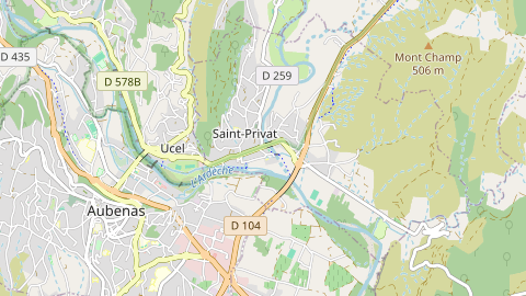 Carte de localisation de l'évènement
