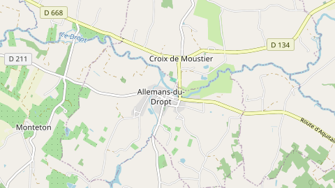 Carte de localisation de l'évènement