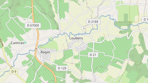Carte de localisation de l'évènement