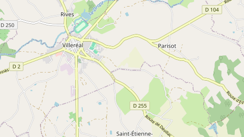 Carte de localisation de l'évènement