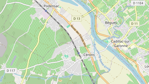 Carte de localisation de l'évènement
