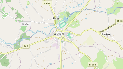 Carte de localisation de l'évènement