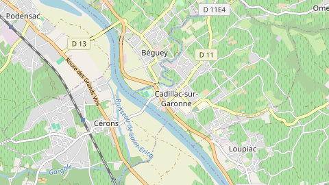 Carte de localisation de l'évènement