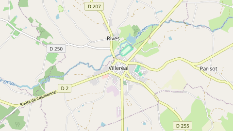 Carte de localisation de l'évènement