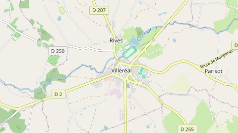 Carte de localisation de l'évènement