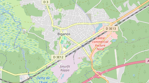 Carte de localisation de l'évènement