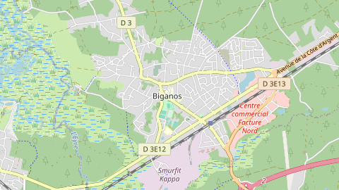 Carte de localisation de l'évènement