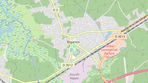 Carte de localisation de l'évènement