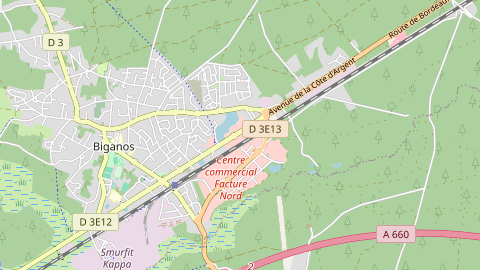 Carte de localisation de l'évènement