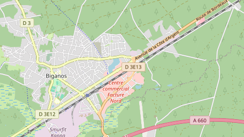 Carte de localisation de l'évènement