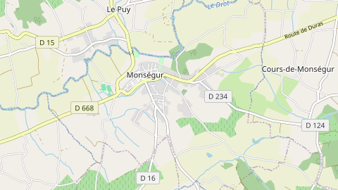 Carte de localisation de l'évènement