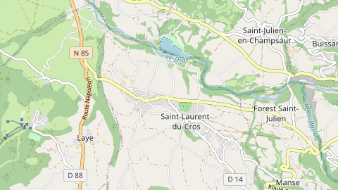 Carte de localisation de l'évènement