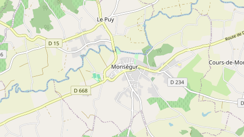 Carte de localisation de l'évènement