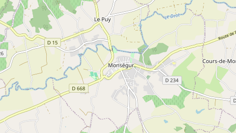 Carte de localisation de l'évènement