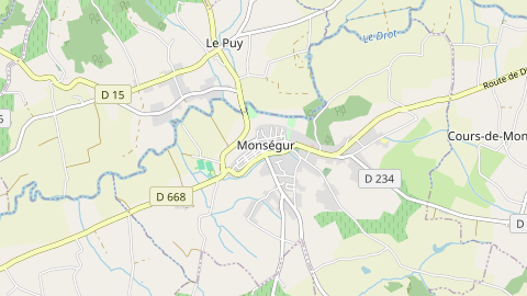 Carte de localisation de l'évènement