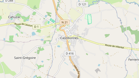 Carte de localisation de l'évènement