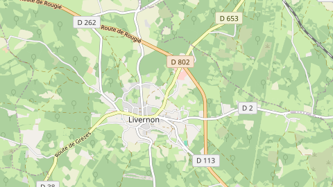 Carte de localisation de l'évènement