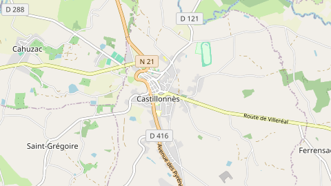 Carte de localisation de l'évènement