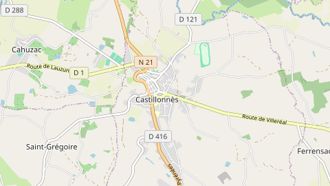Carte de localisation de l'évènement
