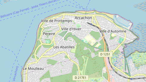 Carte de localisation de l'évènement