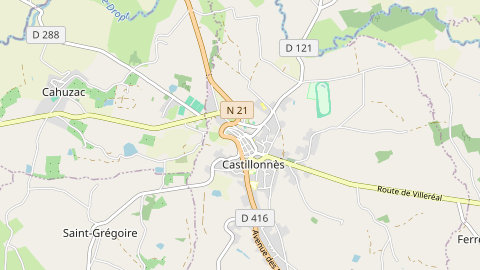 Carte de localisation de l'évènement