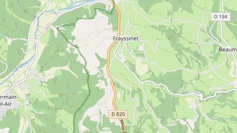 Carte de localisation de l'évènement