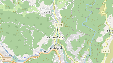 Carte de localisation de l'évènement