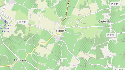 Carte de localisation de l'évènement