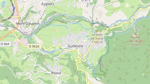 Carte de localisation de l'évènement