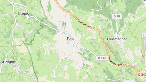 Carte de localisation de l'évènement