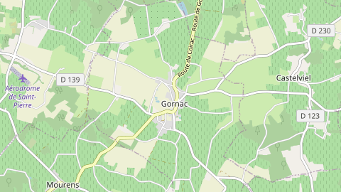 Carte de localisation de l'évènement