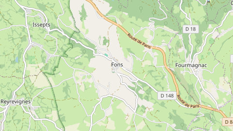 Carte de localisation de l'évènement