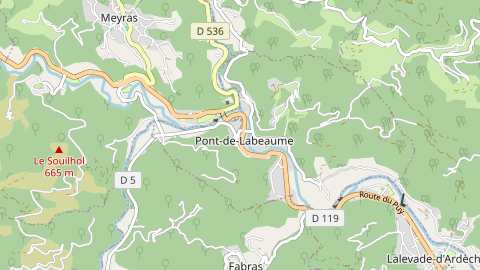 Carte de localisation de l'évènement