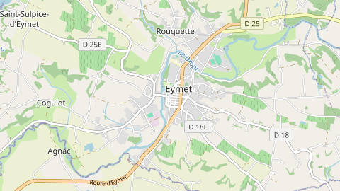 Carte de localisation de l'évènement