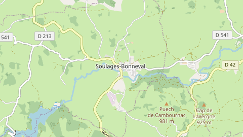 Carte de localisation de l'évènement