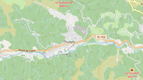 Carte de localisation de l'évènement