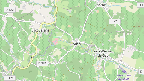 Carte de localisation de l'évènement