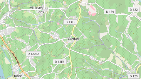 Carte de localisation de l'évènement