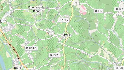 Carte de localisation de l'évènement