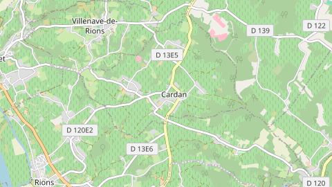 Carte de localisation de l'évènement