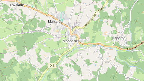 Carte de localisation de l'évènement